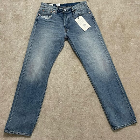 Levi's 551Z Authentic Straight Loose Leg Hemp Denim Jeans 30 32 Brand New Tags - Picture 6 of 11